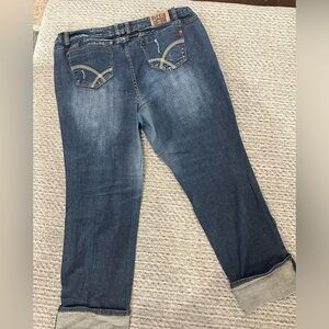 ZANA DI JEANS Denim Cuffed jeans, EUC!